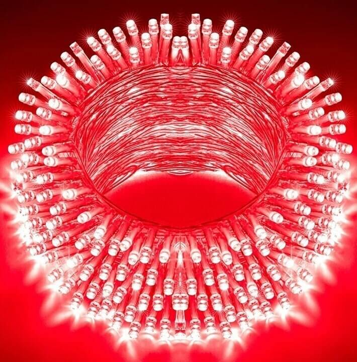     			SPARKWORLD Red 15.5M String Light ( Pack Of 4 )