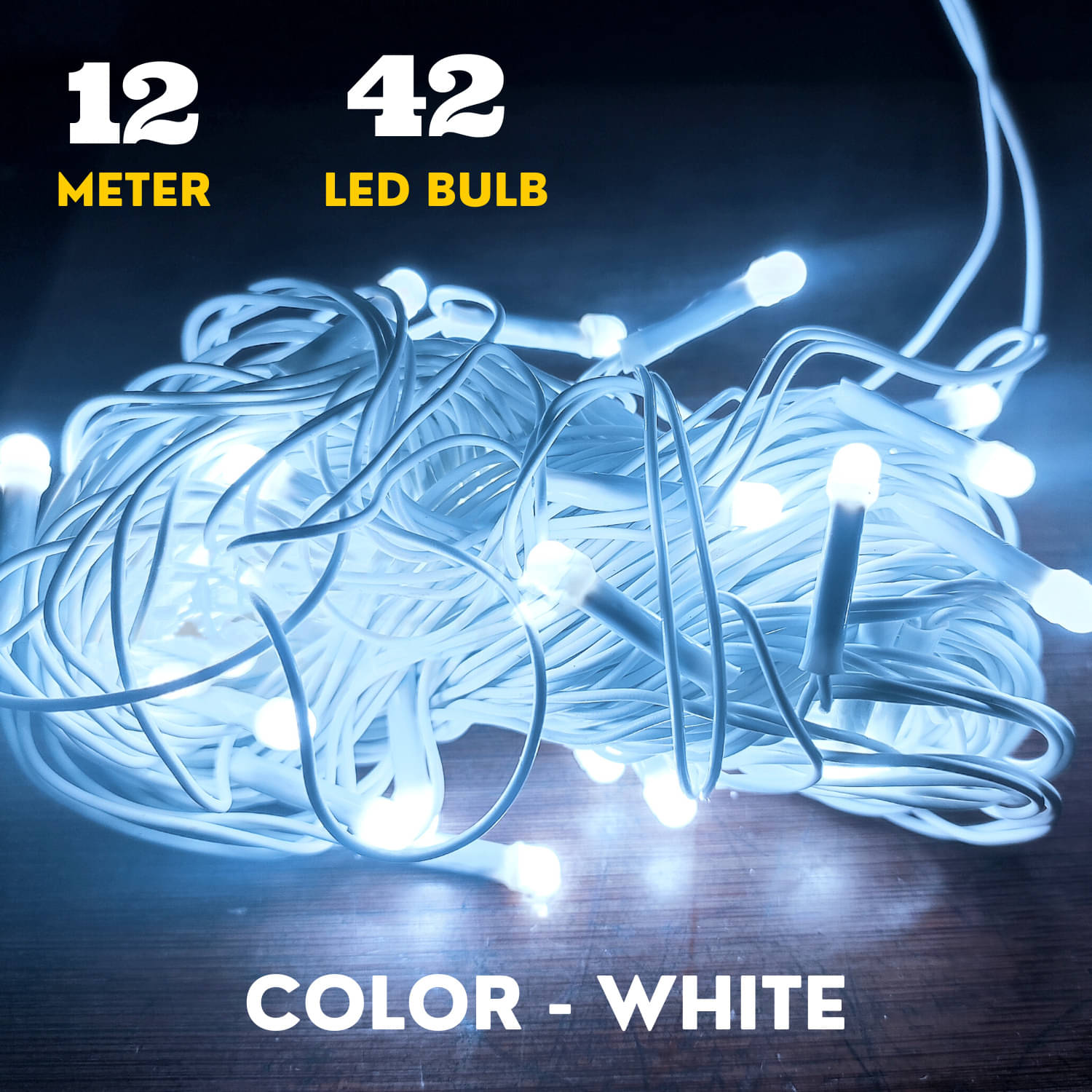     			SPARKWORLD White 12M String Light ( Pack Of 1 )