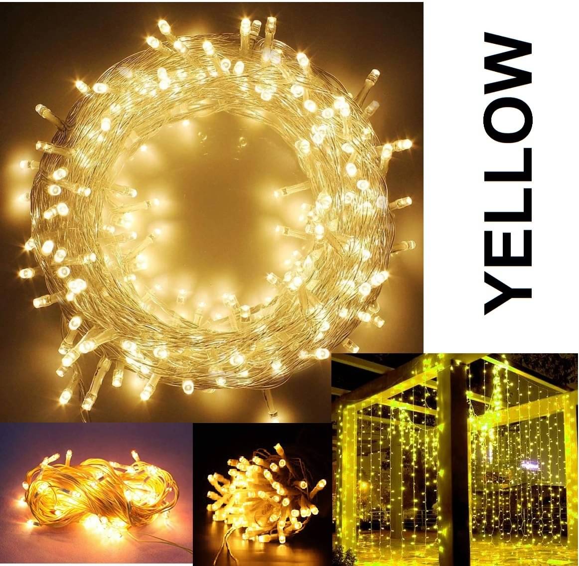     			SPARKWORLD Yellow 12M String Light ( Pack Of 1 )