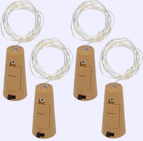     			SPARKWORLD Yellow 1Mtr String Light ( Pack Of 4 )