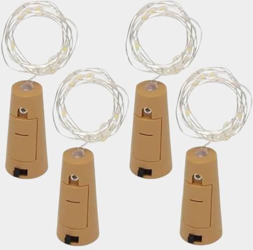     			SPARKWORLD Yellow 1Mtr String Light ( Pack Of 4 )