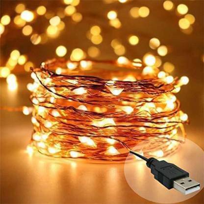     			SPARKWORLD Yellow 3M String Light ( Pack Of 1 )