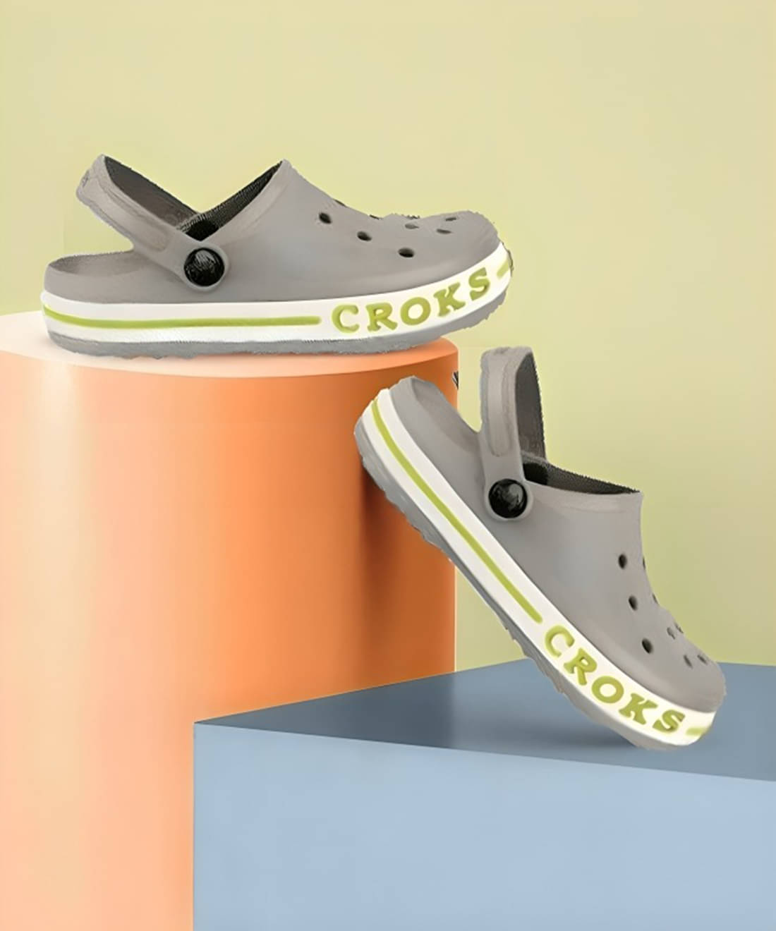     			Secritas - Grey Men's Clogs