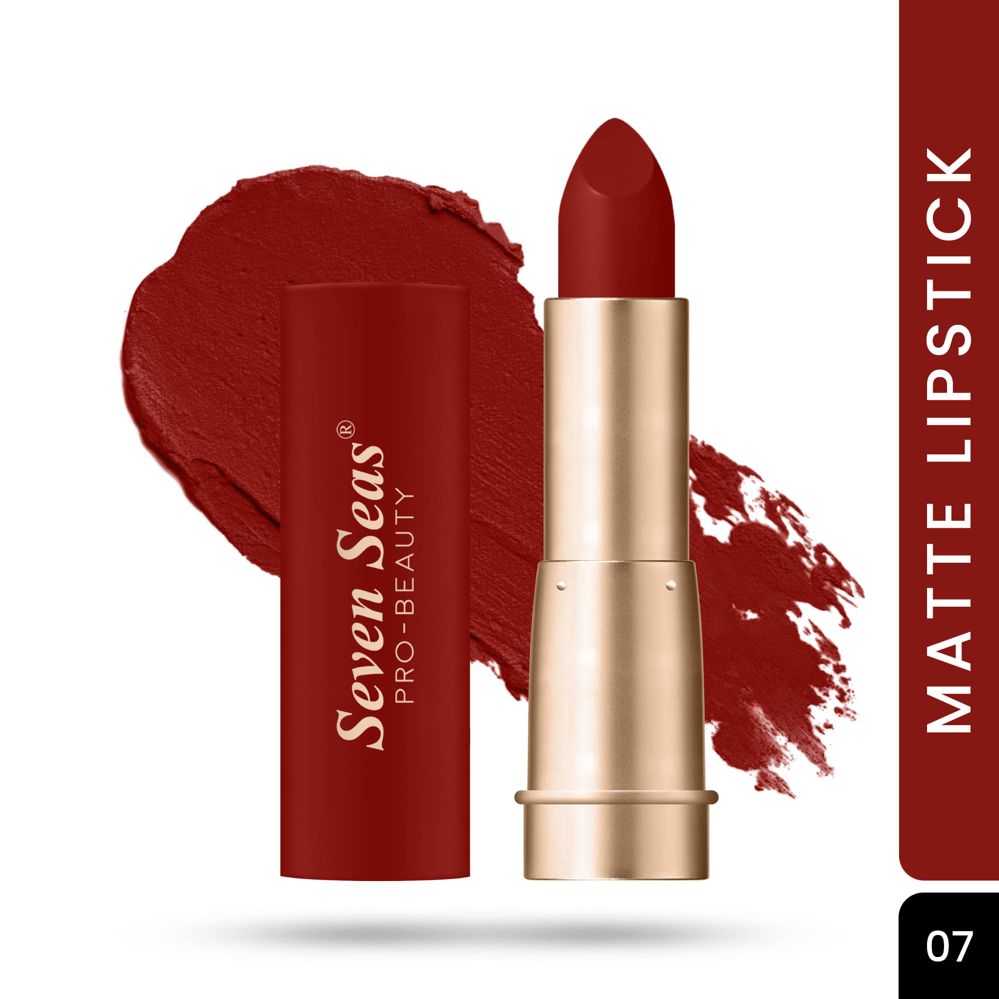     			Seven Seas Red Matte Lipstick 3g