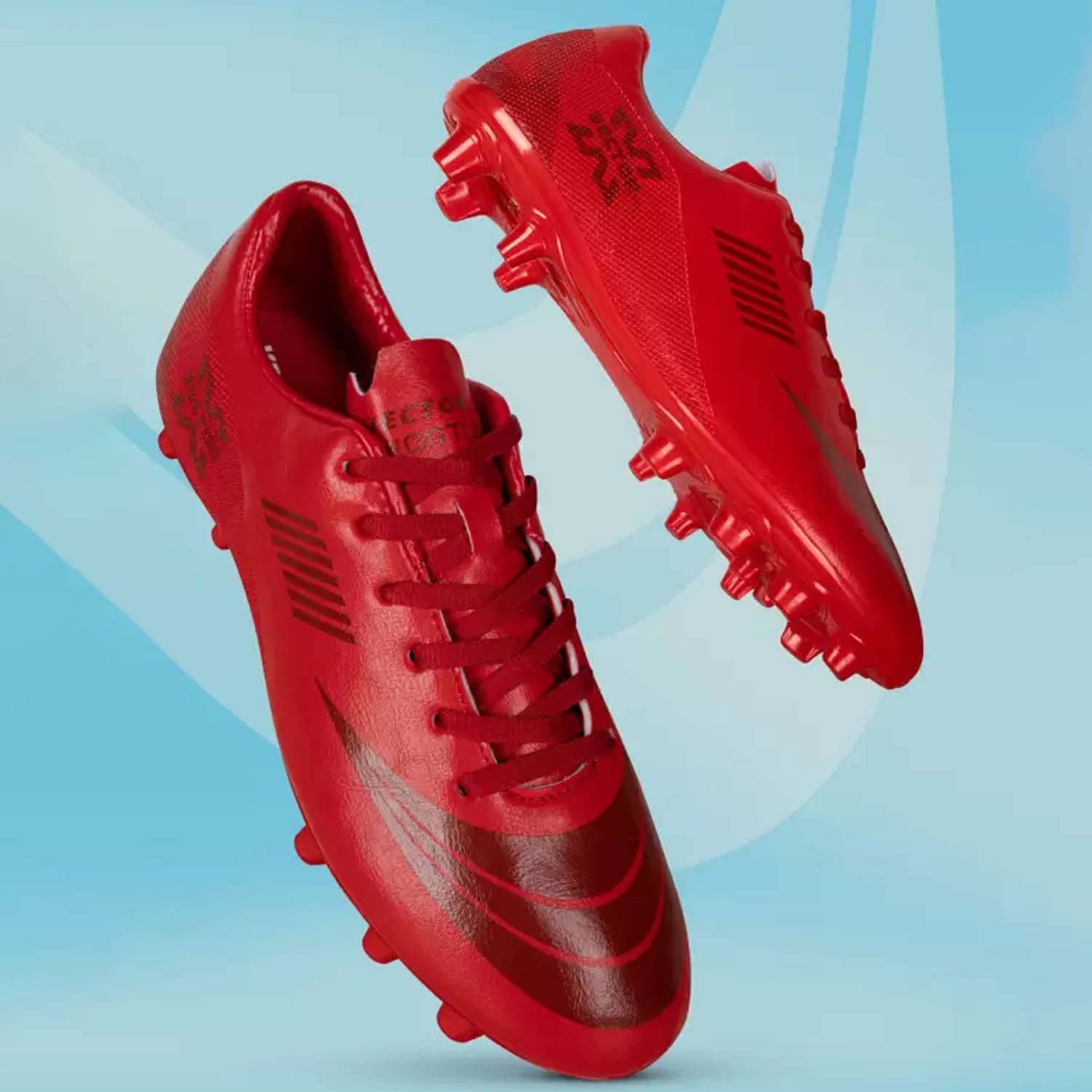     			Vector X FORTUNE SHOE Red Football Shoes