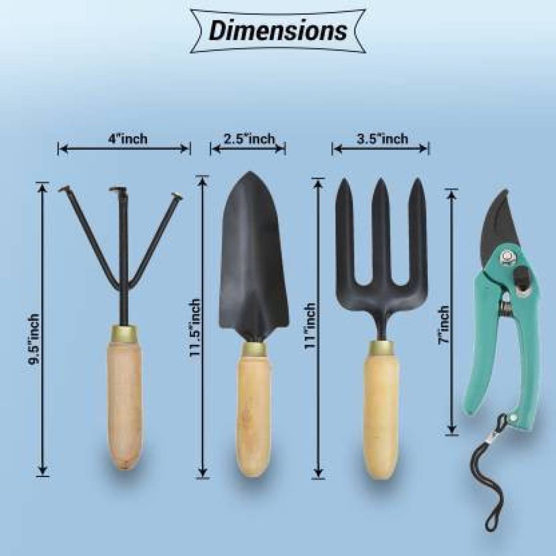     			AGT Garden Tool Set ( Set of 1 )