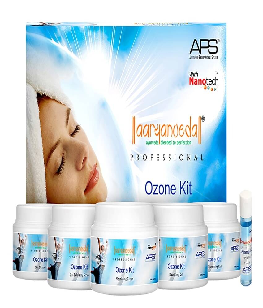 Aaryanveda Professional APS Ozone Facial Kit 6-Step Skin Rejuvenation & Hydration Inhance Glow, 510g Aaryanveda Professional APS Ozone Facial Kit 6-Step Skin Rejuvenation & Hydration Inhance Glow, 510g