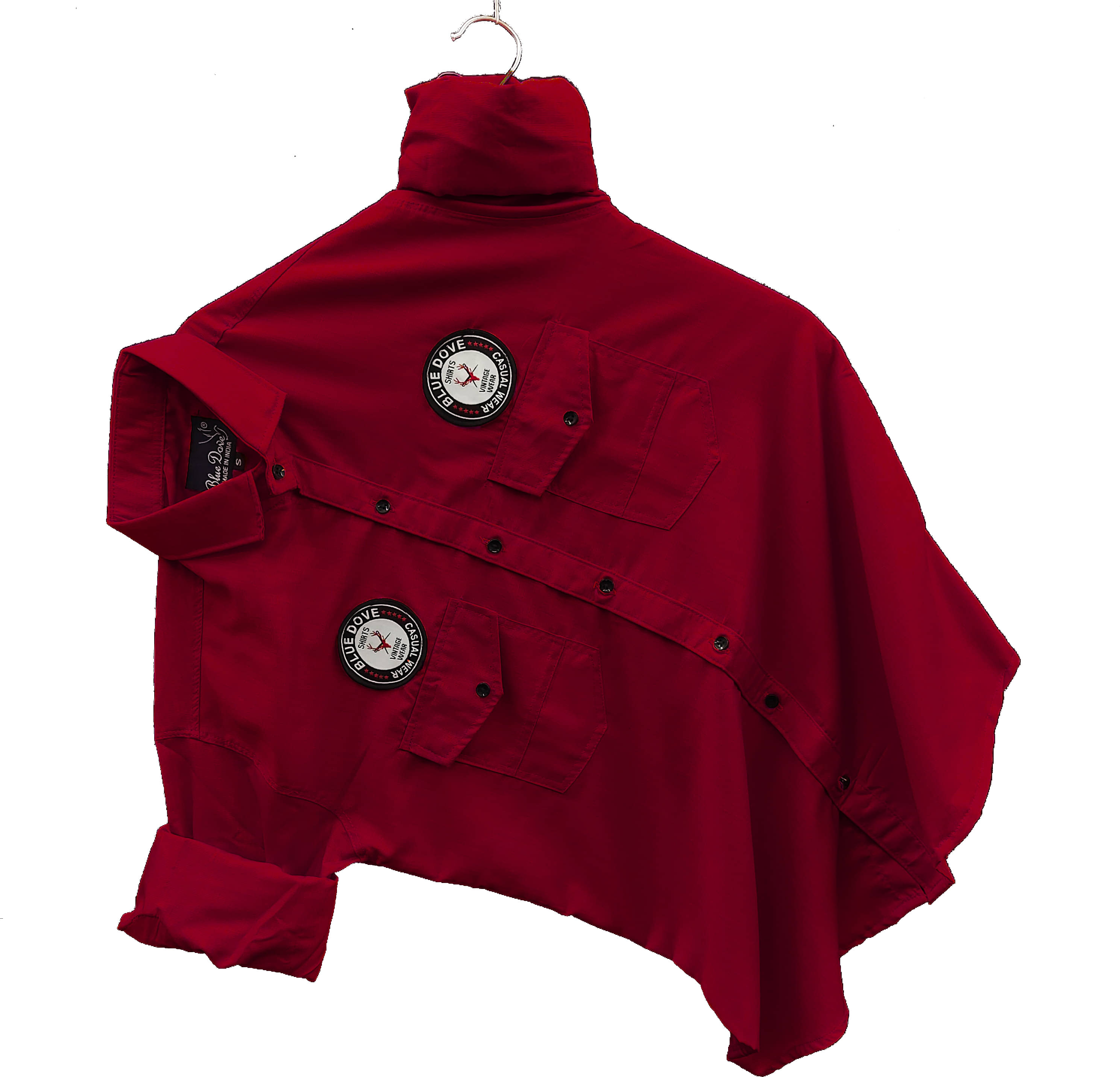 Blue dove Cotton Blend Regular Fit Solids Full Sleeves Men's Casual Shirt - Maroon ( Pack of 1 ) Blue dove Cotton Blend Regular Fit Solids Full Sleeves Men's Casual Shirt - Maroon ( Pack of 1 )
