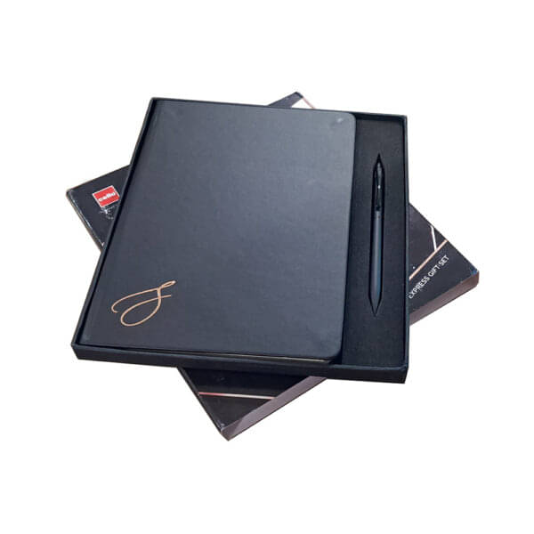 Cello Signature Express Carbon Slim Ball Pen + Journal Notebook Gift Set Cello Signature Express Carbon Slim Ball Pen + Journal Notebook Gift Set
