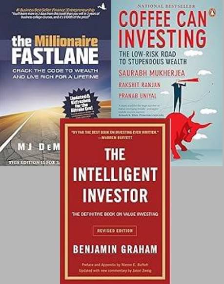     			Coffee Can Investing + The Intelligent Investor + The Millionaire Fastlane