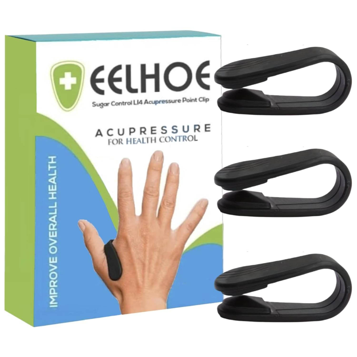 DHS Sugar Control Clip 3 Portable Accupressure Massager DHS Sugar Control Clip 3 Portable Accupressure Massager
