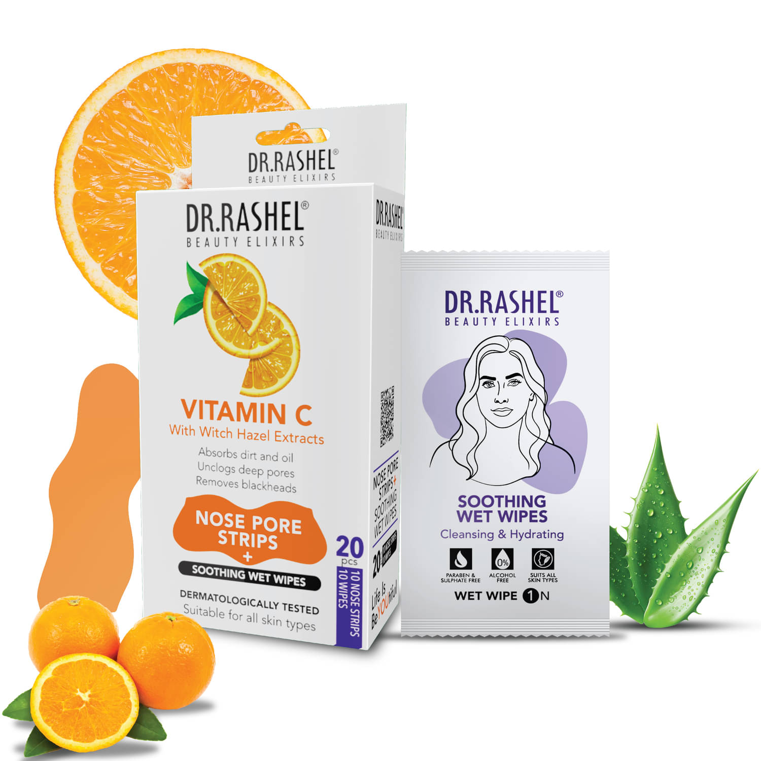 DR.RASHEL Vitamin C Nose Strip removes Dirt And Oil for Men and Women (10 Strips) DR.RASHEL Vitamin C Nose Strip removes Dirt And Oil for Men and Women (10 Strips)