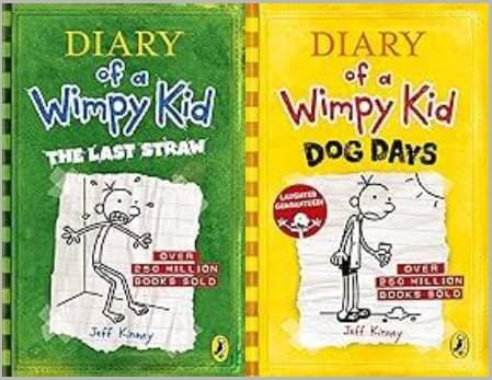     			Diary of a Wimpy Kid (3) : The Last Straw + Diary of a Wimpy Kid 4: Dog Days