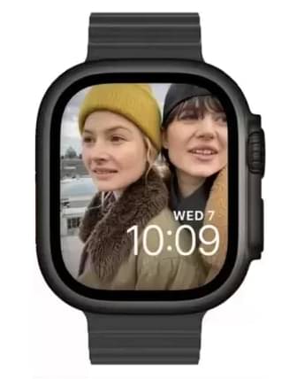     			GT GLOTIME AMOLED BT Calling Rubber Upto 1-2 days Smart Watch Black