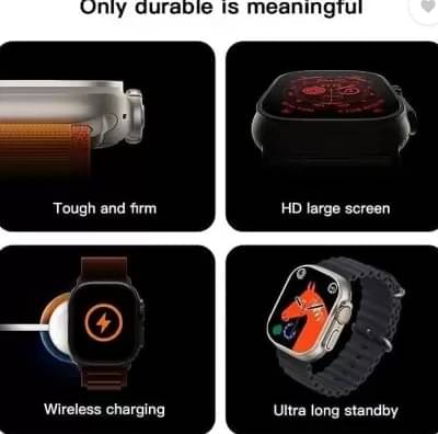     			GT GLOTIME AMOLED BT Calling Rubber Upto 1-2 days Smart Watch Black
