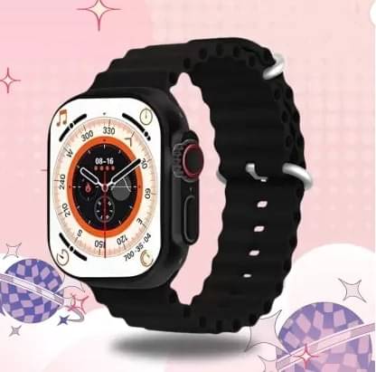     			GT GLOTIME AMOLED BT Calling Rubber Upto 1-2 days Smart Watch Black