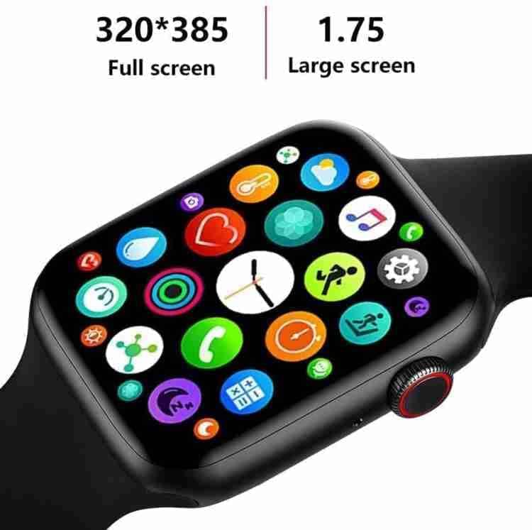     			GT GLOTIME AMOLED BT Calling Silicone Upto 1-2 days Smart Watch Black