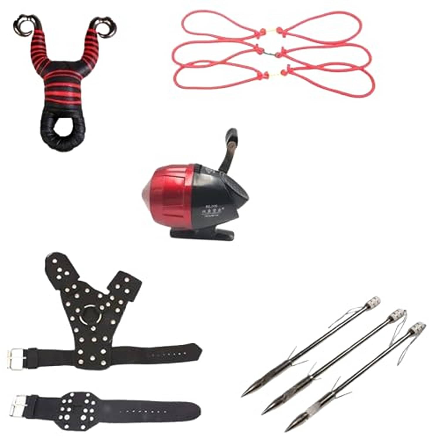     			INDIAN SLINGSHOT™ Fishing Slingshot Combo Set Outdoor Fishing Catapult with All Accessories (Left Hand, IS-BL10S)