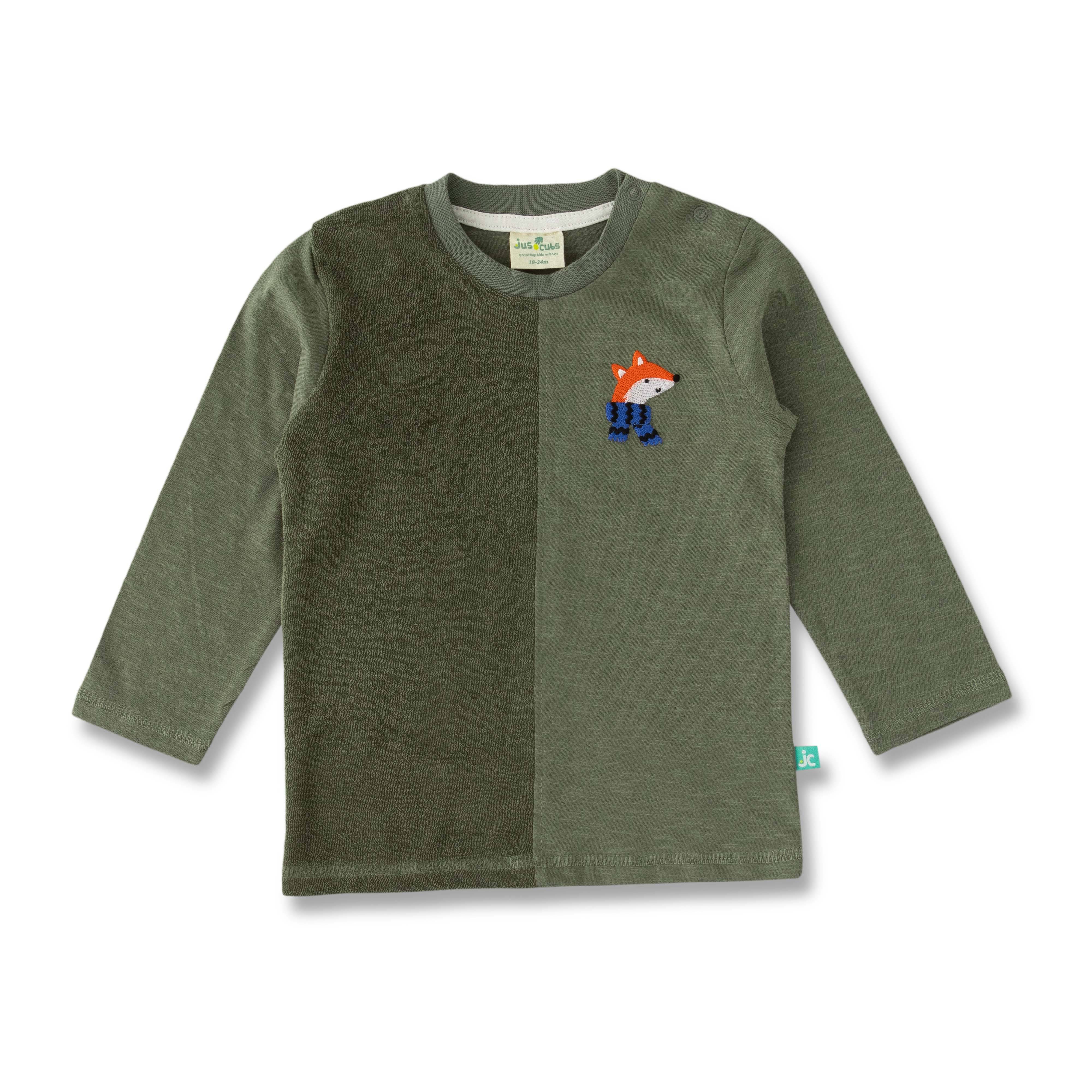     			Juscubs Pack of 2 Boys Cotton T-Shirt ( Green )