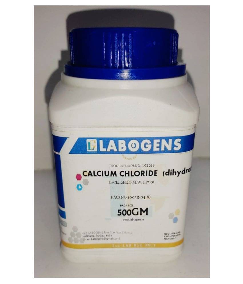     			LABOGENS CALCIUM CHLORIDE (dihydrate) 500GM
