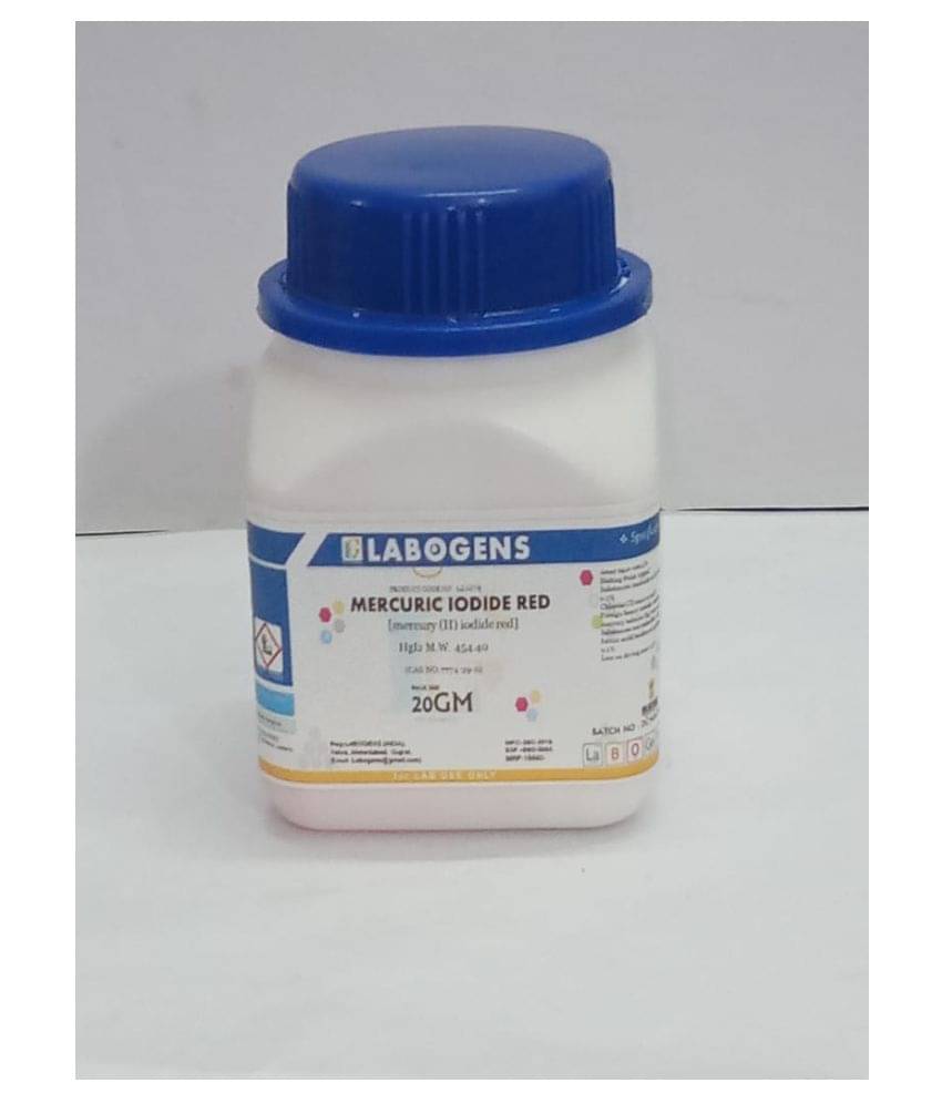     			LABOGENS MERCURIC IODIDE RED 20GM