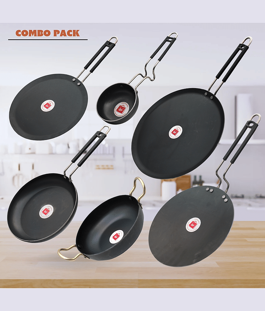 LAZYWINDOW Non Coated Iron Cookware Sets - Cookware | Buy online on ZillyBuy