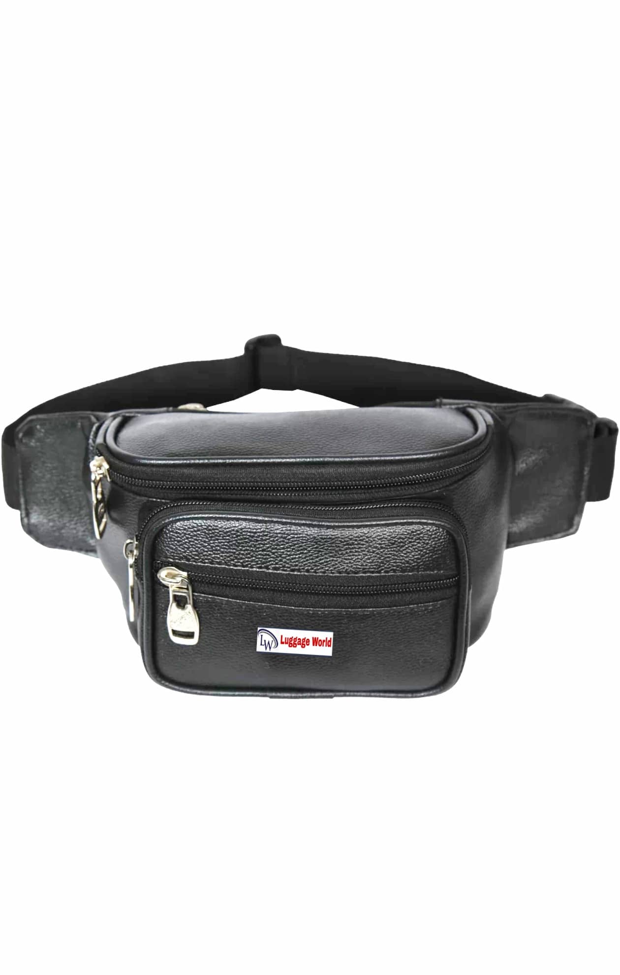 Luggage world Travel Waist Bag P.U. Black Waist Pouch - Handbags | Buy online on ZillyBuy