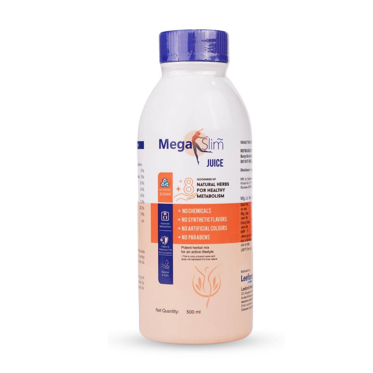 Megaslim Weight Management juice | Supports Metabolism, no paraben, no chemicals 500ml Megaslim Weight Management juice | Supports Metabolism, no paraben, no chemicals 500ml