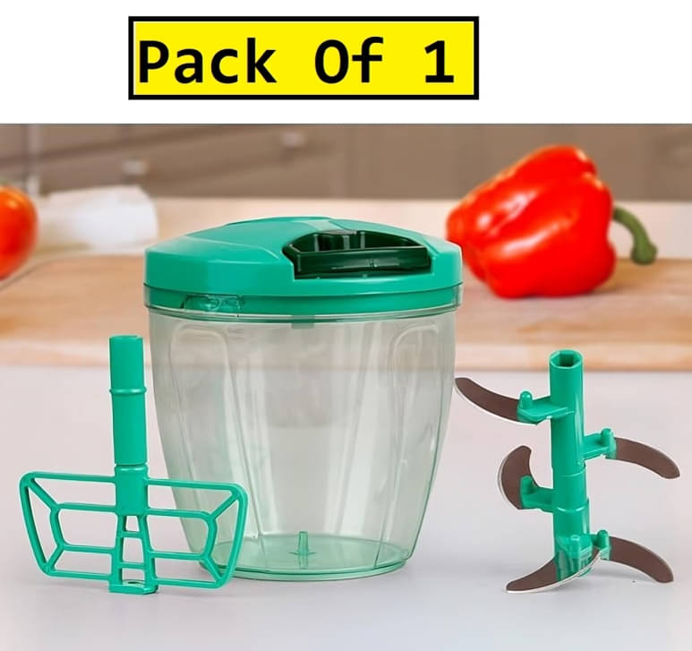 Multi Deal Handy Chopper Multicolour Stainless Steel Mannual Chopper 1000 ml ( Pack of 1 ) Multi Deal Handy Chopper Multicolour Stainless Steel Mannual Chopper 1000 ml ( Pack of 1 )