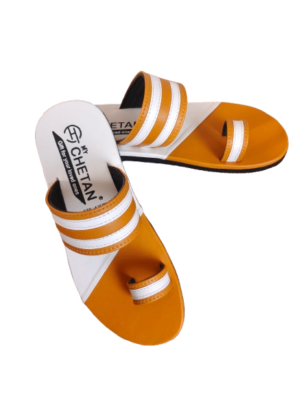 My Chetan Mustard Men's Thong Flip Flop