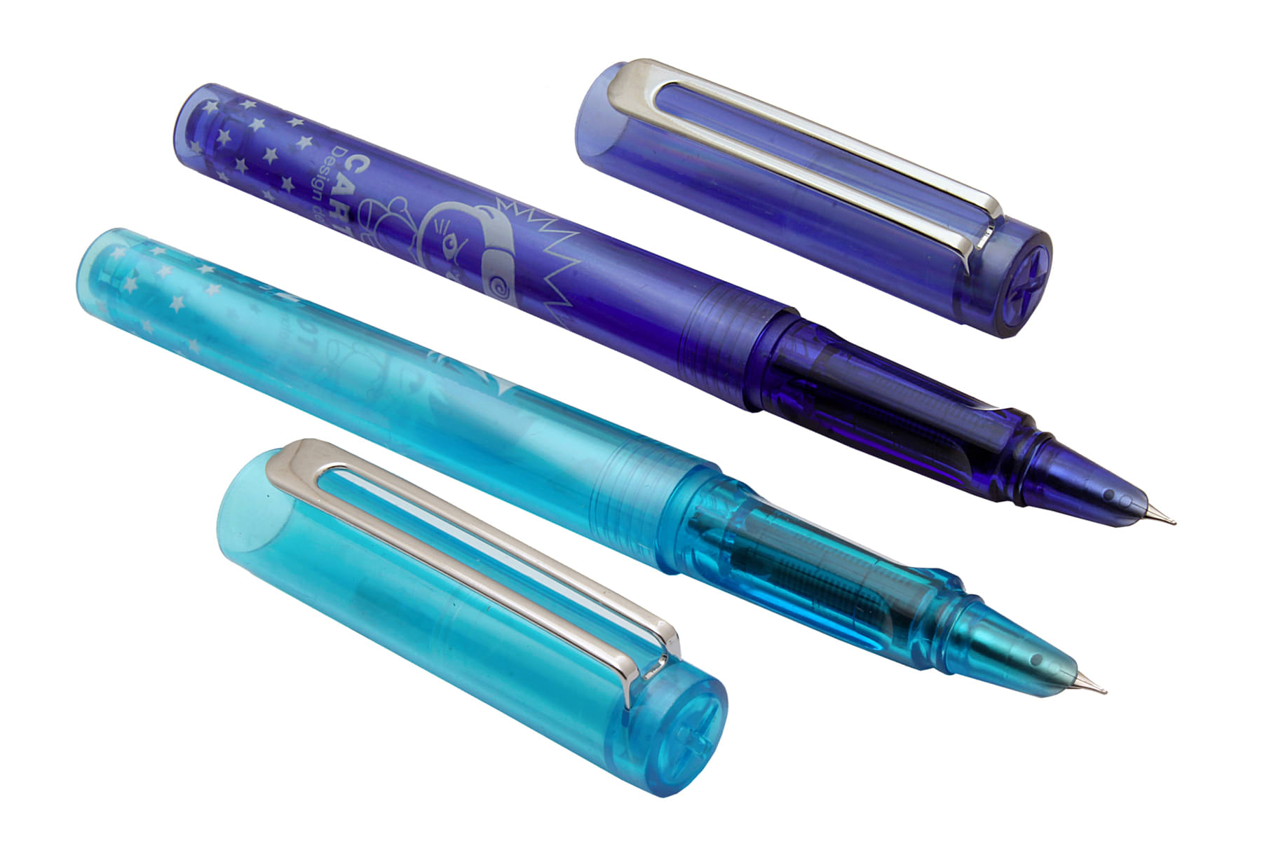     			PACK OF 2 - Yiren Cartoon Design Student Fountain Pen For School Kids & Children Gifting