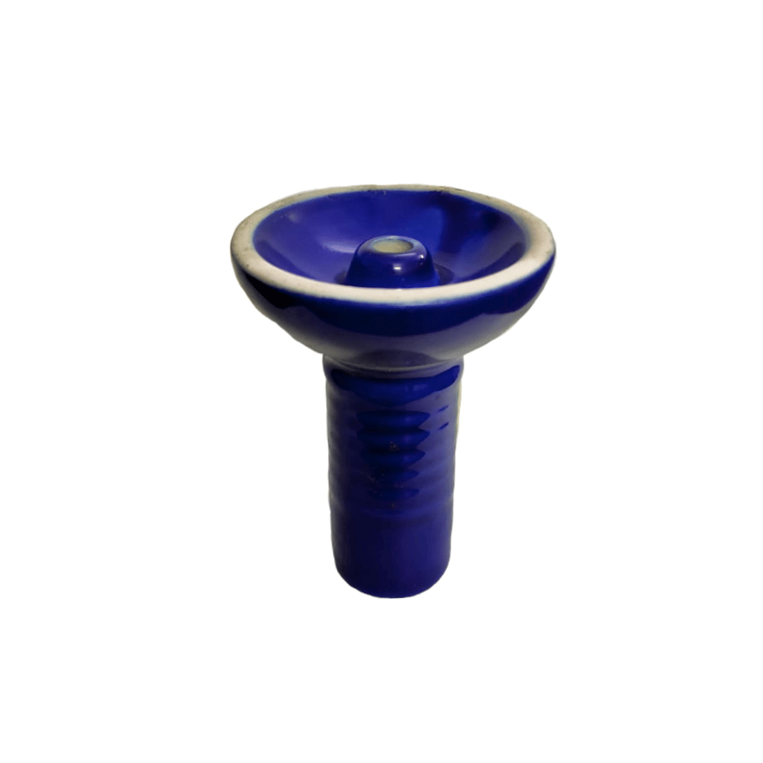PUFF SMART American Phunnel Ceramic Chillum (Dark Blue Shade)
