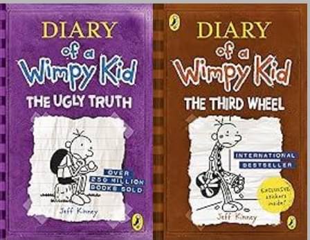 Penguin Random House Diary of a Wimpy Kid: The Ugly Truth + Diary of a Wimpy Kid The Third Wheel Penguin Random House Diary of a Wimpy Kid: The Ugly Truth + Diary of a Wimpy Kid The Third Wheel