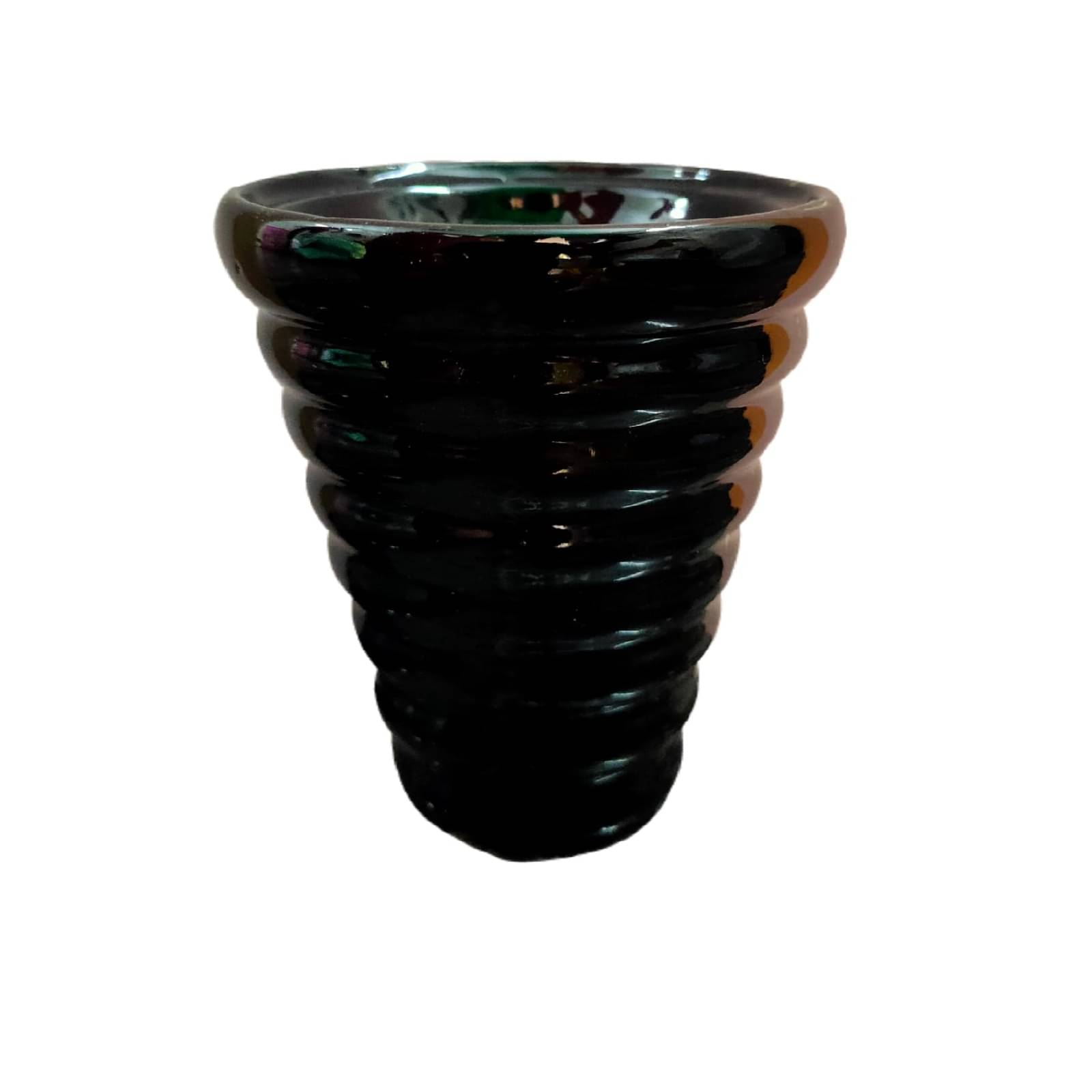     			Puff Smart Honey Bees American Phunnel Ceramic Hookah Bowl/Chillum 4.5 inch Ceramic Hookah  (Black)