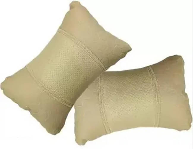     			RONISH Neck Cushions Set of 2 Beige