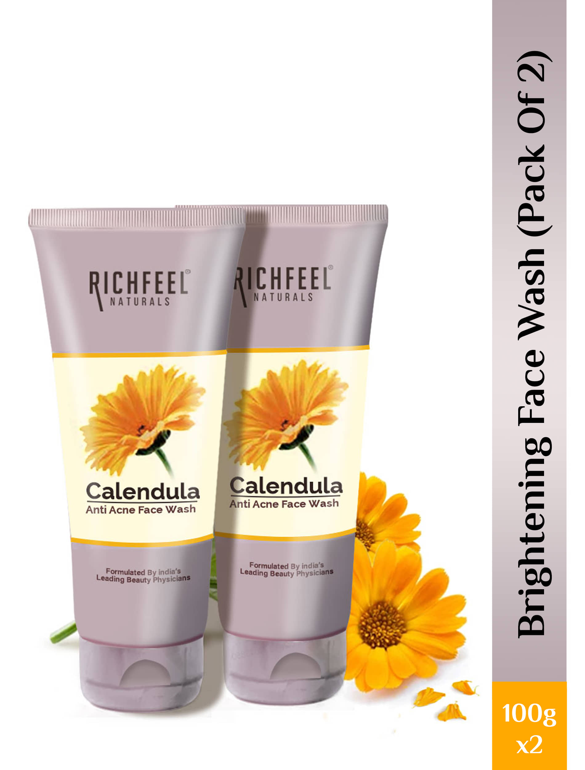 Richfeel - Acne or Blemishes Removal Face Wash For Normal Skin ( Pack of 2 )