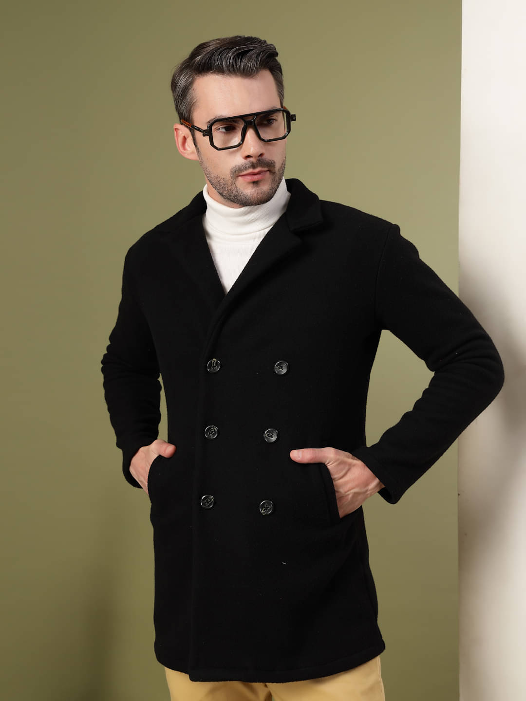     			Rigo Cotton Men's Casual Jacket - Black ( Pack of 1 )