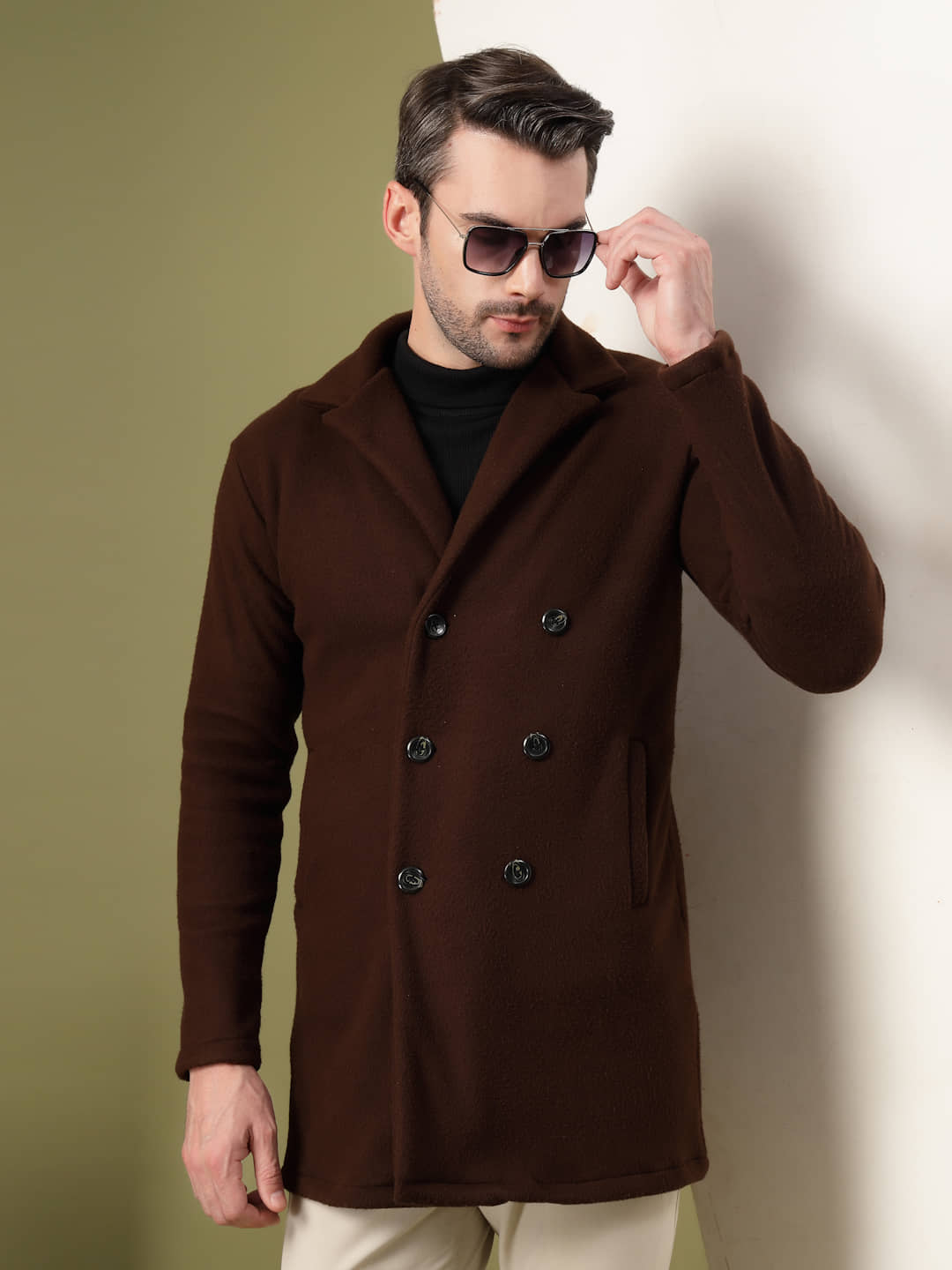 Rigo Cotton Men's Casual Jacket - Brown ( Pack of 1 ) - Jackets & Coats | Buy online on ZillyBuy