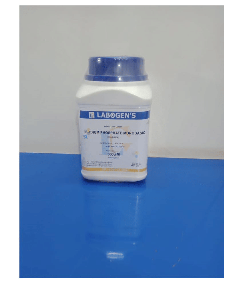     			SODIUM PHOSPHATE monobasic (dihydrate)  500GM