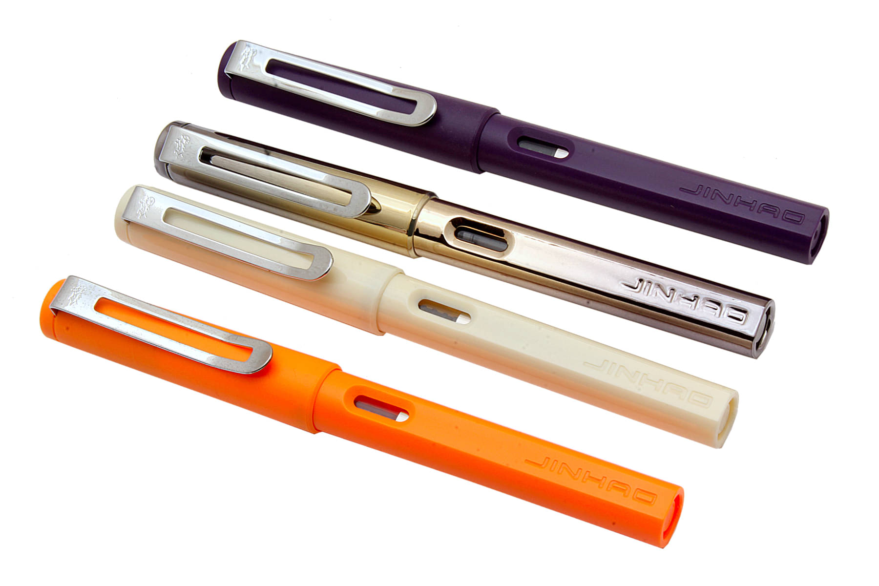     			Set Of 4 Jinhao 0599 Student fountain pen With Fine Nib & Converter