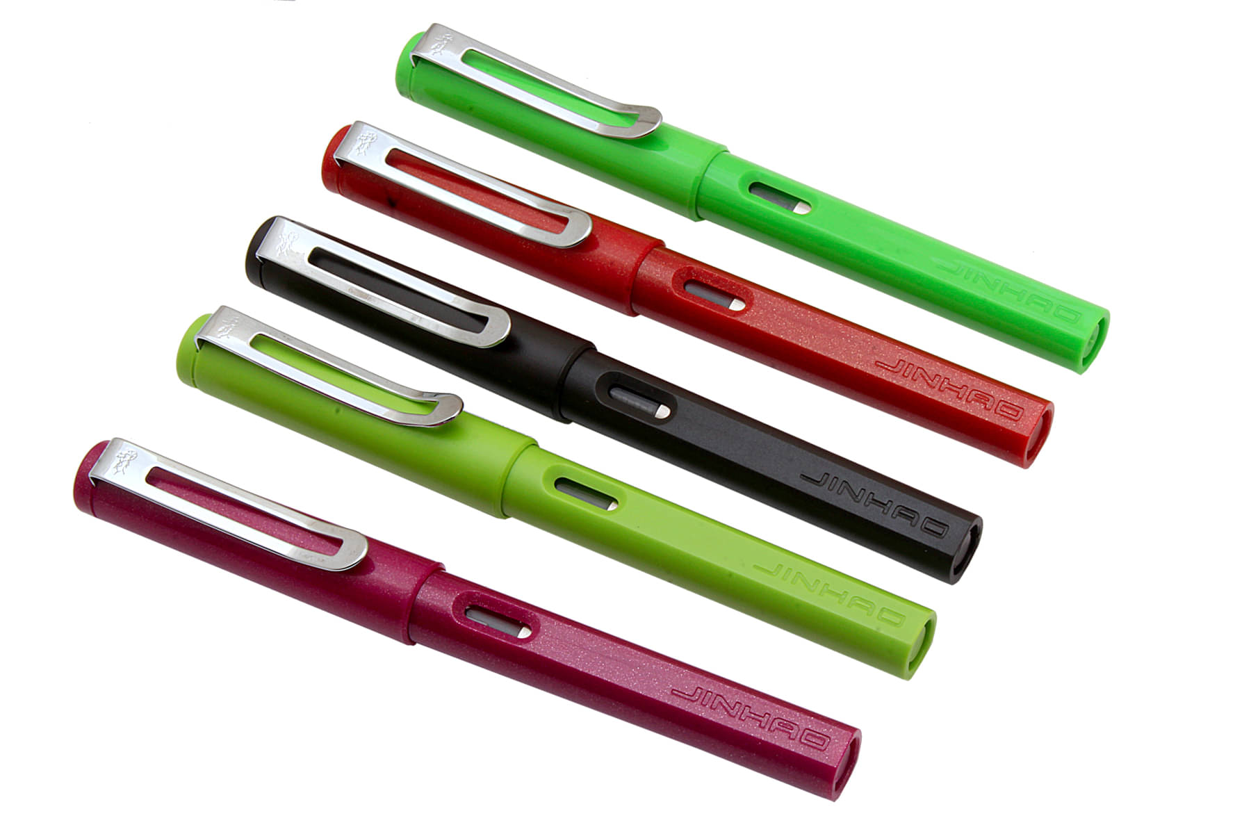     			Set Of 5 Jinhao 0599 Student fountain pen With Fine Nib & Converter