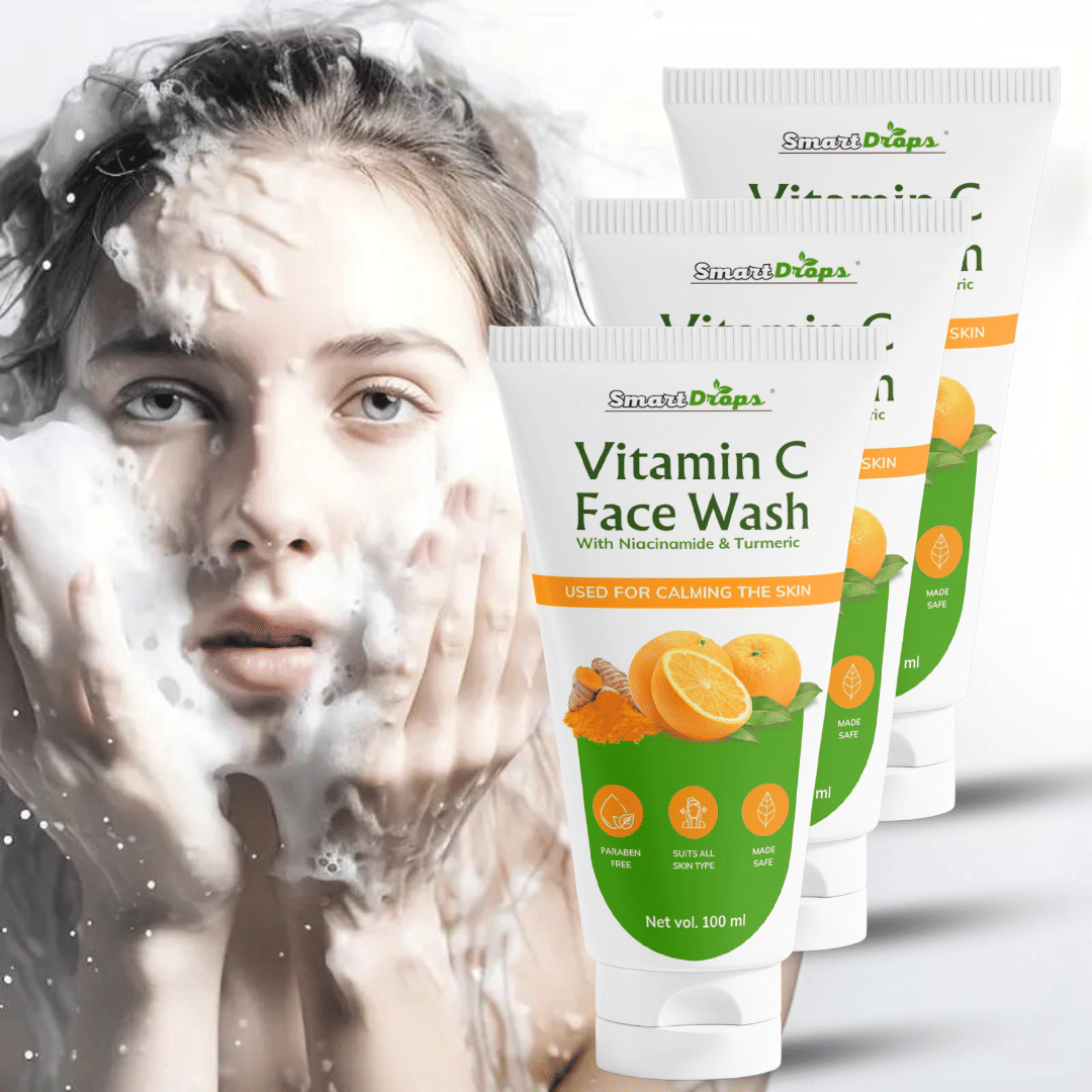     			Smartdrops - Softening and Smoothening Face Wash For All Skin Type ( Pack of 3 )