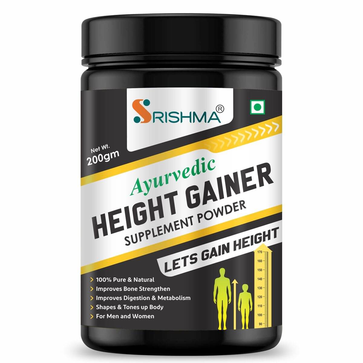     			Srishma Lets Gain Height Gainer Powder 200 gm Powder