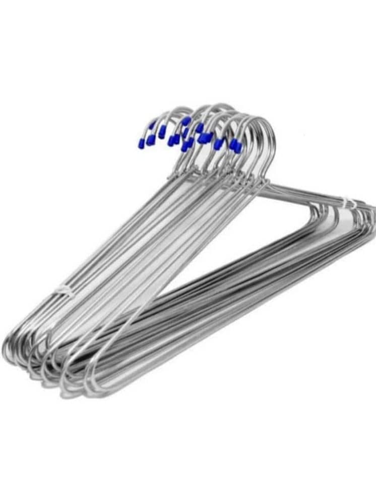 TINUMS Stainless Steel Standard Clothes Hangers ( Pack of 12 )