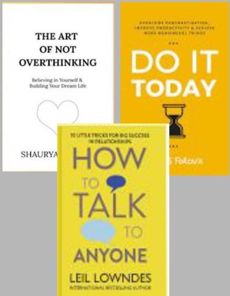     			The Art of Not Overthinking + Do It Today + How To Talk Anyone