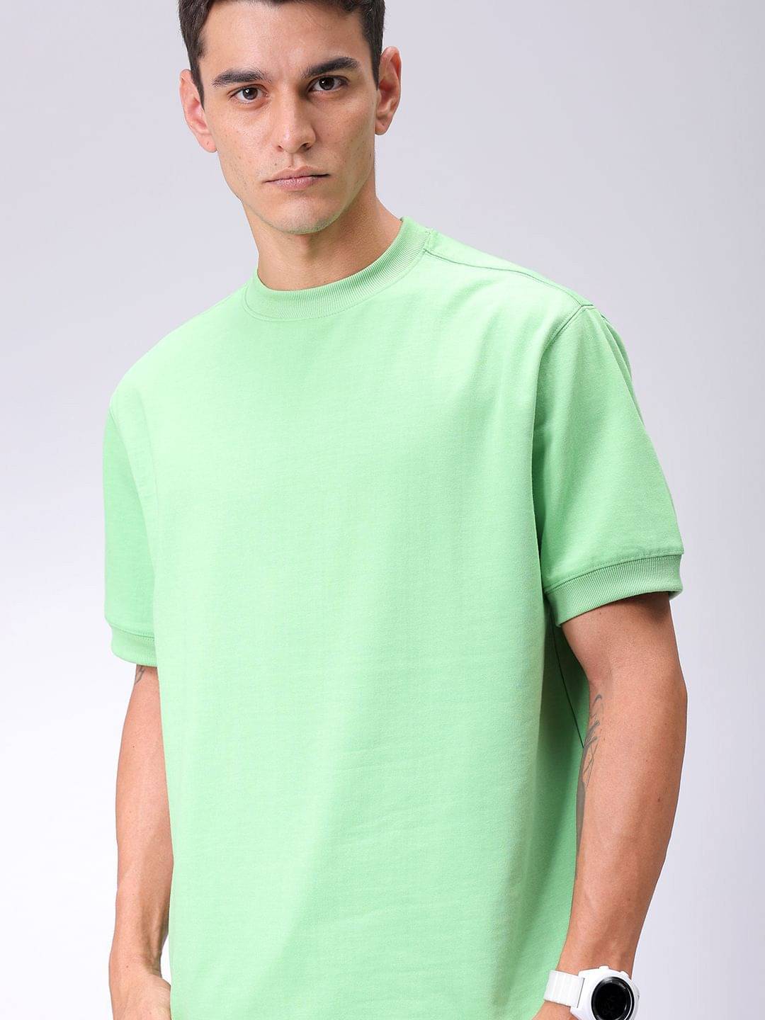 The Indian Garage Co. Polyester Round Neck Men's Sweatshirt - Green ( Pack of 1 ) The Indian Garage Co. Polyester Round Neck Men's Sweatshirt - Green ( Pack of 1 )