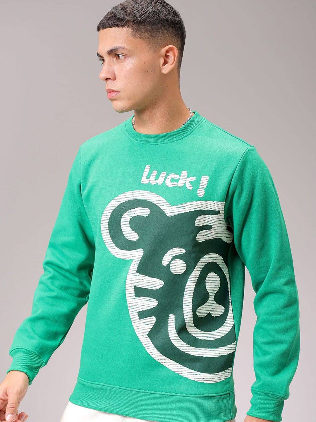     			The Indian Garage Co Men Printed Sweatshirt