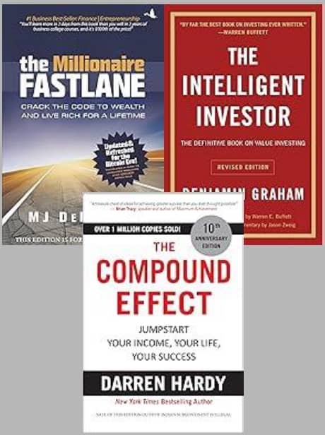 The Intelligent Investor + The Millionaire Fastlane+ The Compound Effect