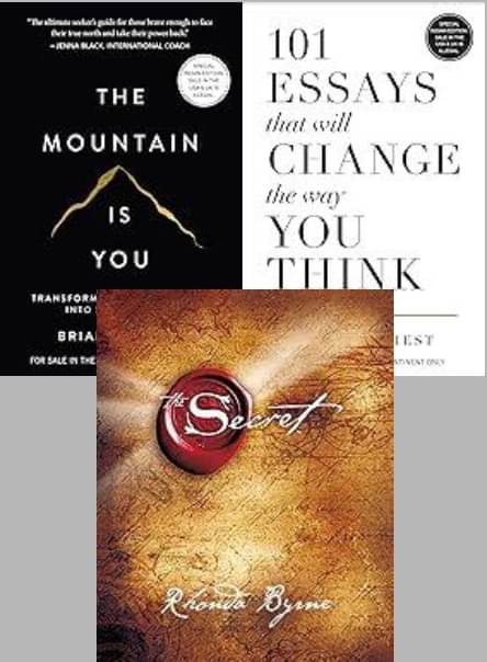 The Mountain Is You+101 Essays That Will Change The Way You Think + The Secrt (Paperback) The Mountain Is You+101 Essays That Will Change The Way You Think + The Secrt (Paperback)