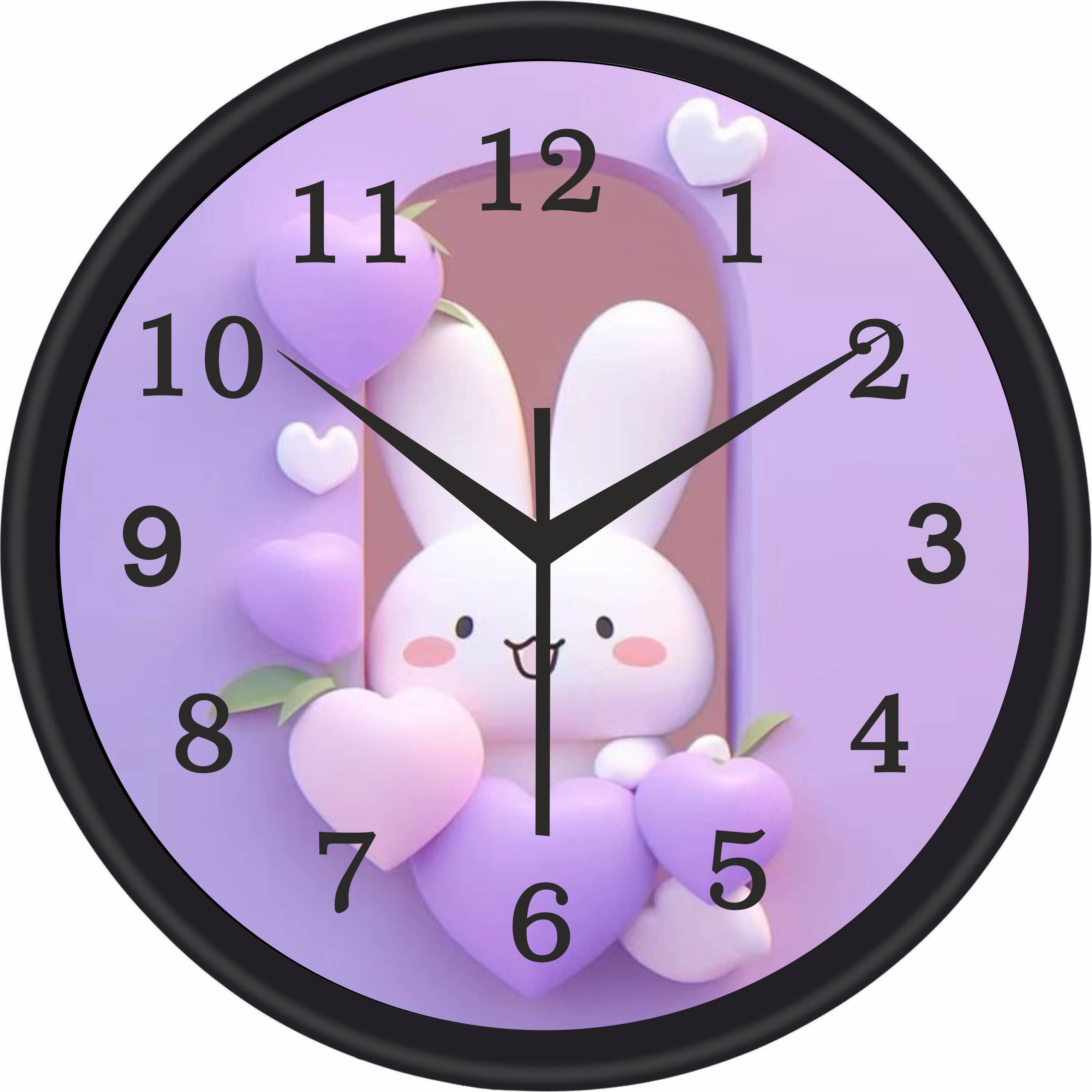     			Trendy Homes Circular Analog Wall Clock